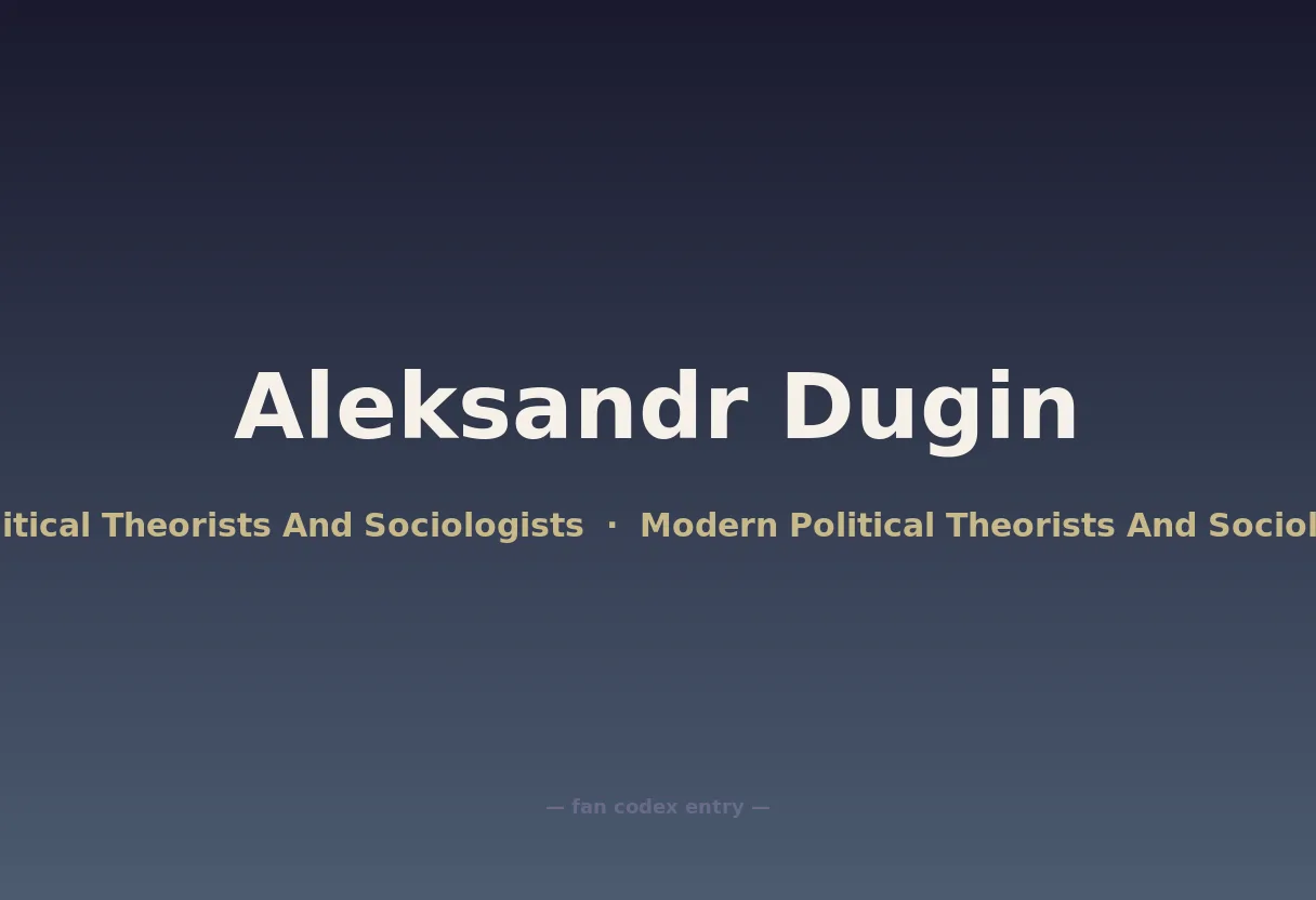 Aleksandr Dugin