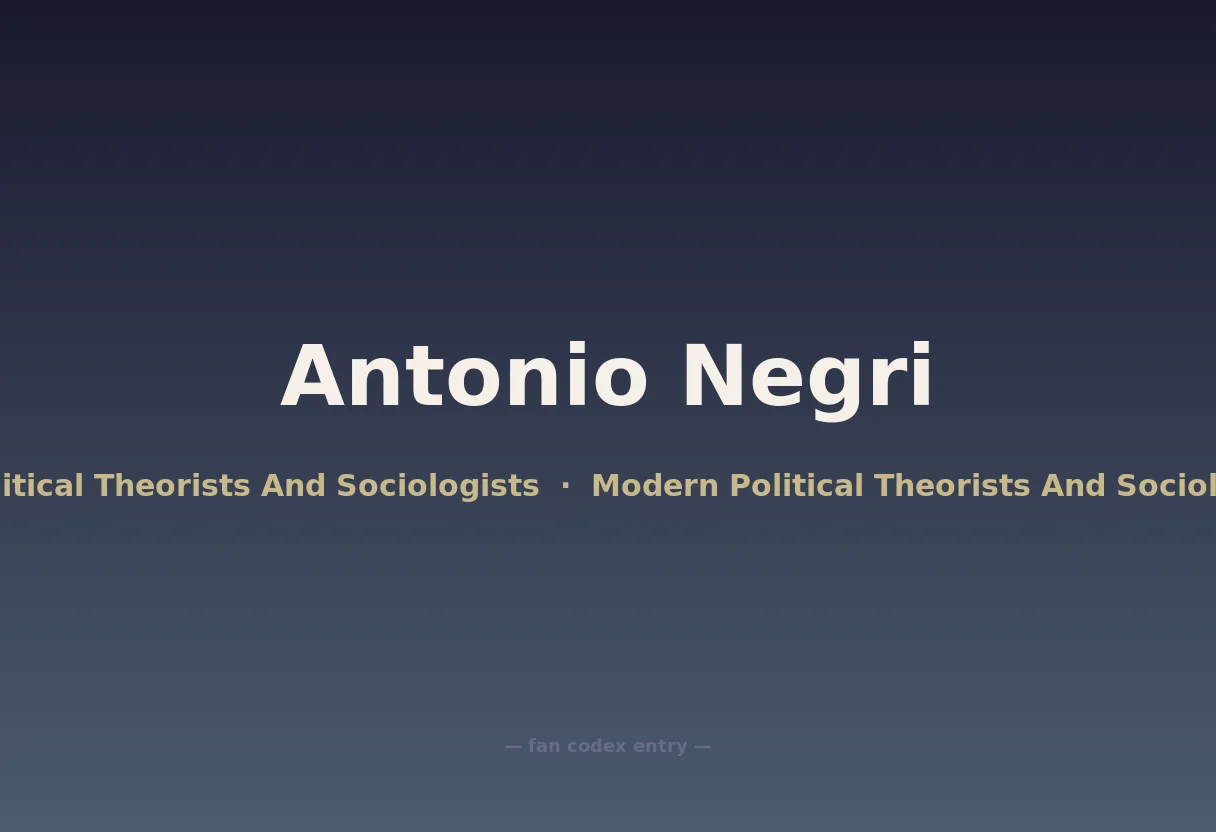 Antonio Negri