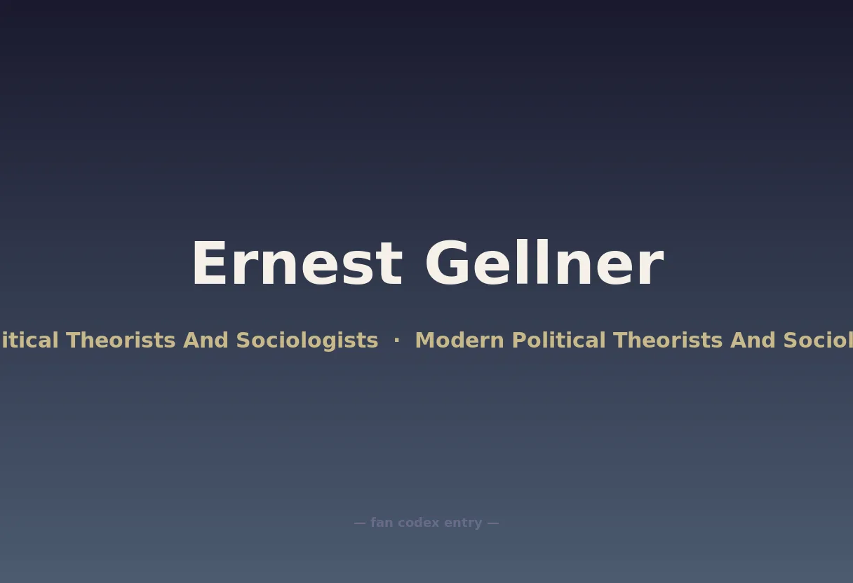Ernest Gellner