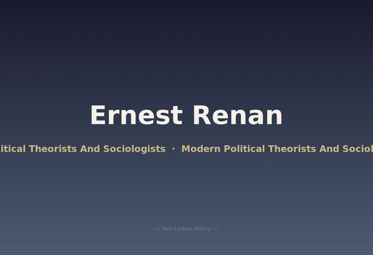 Ernest Renan