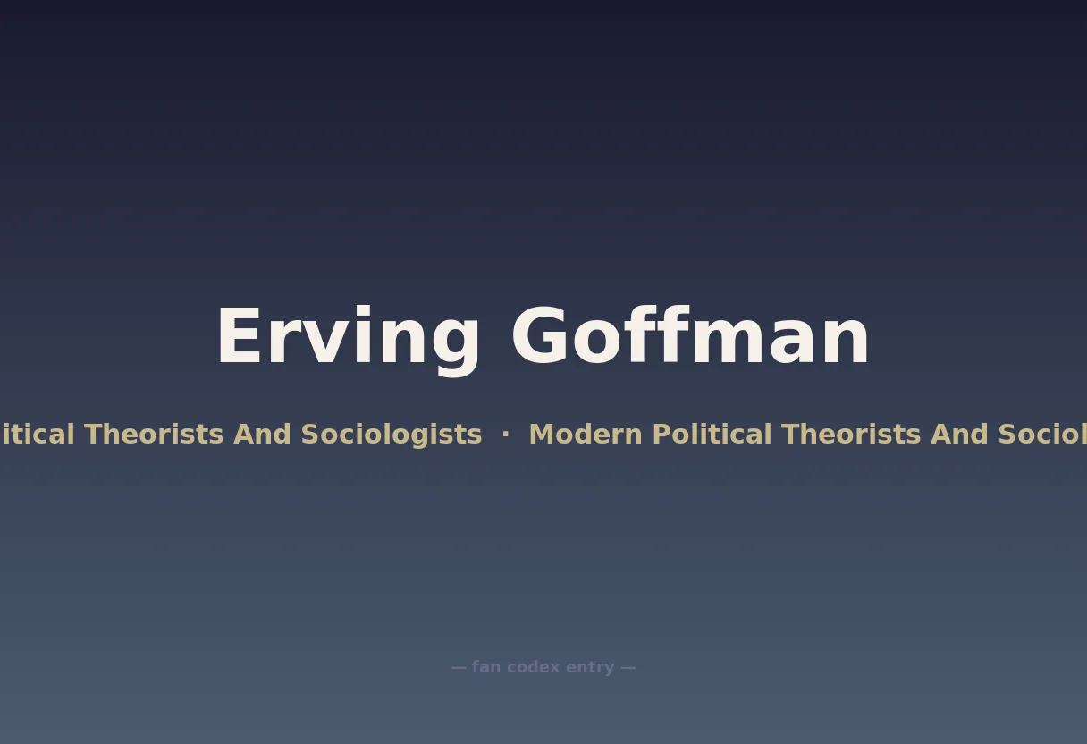 Erving Goffman