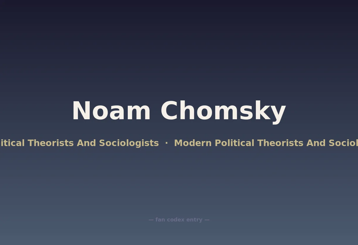Noam Chomsky