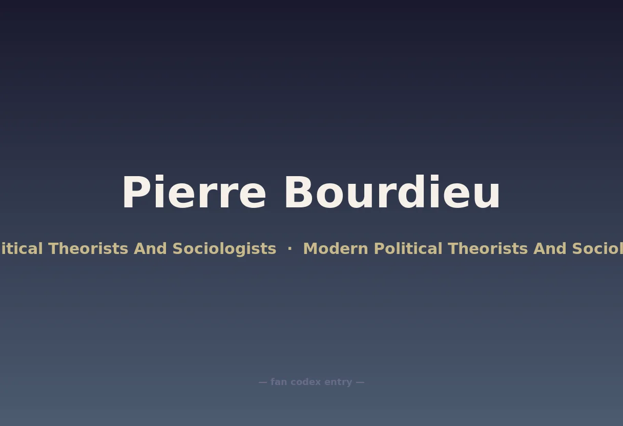 Pierre Bourdieu